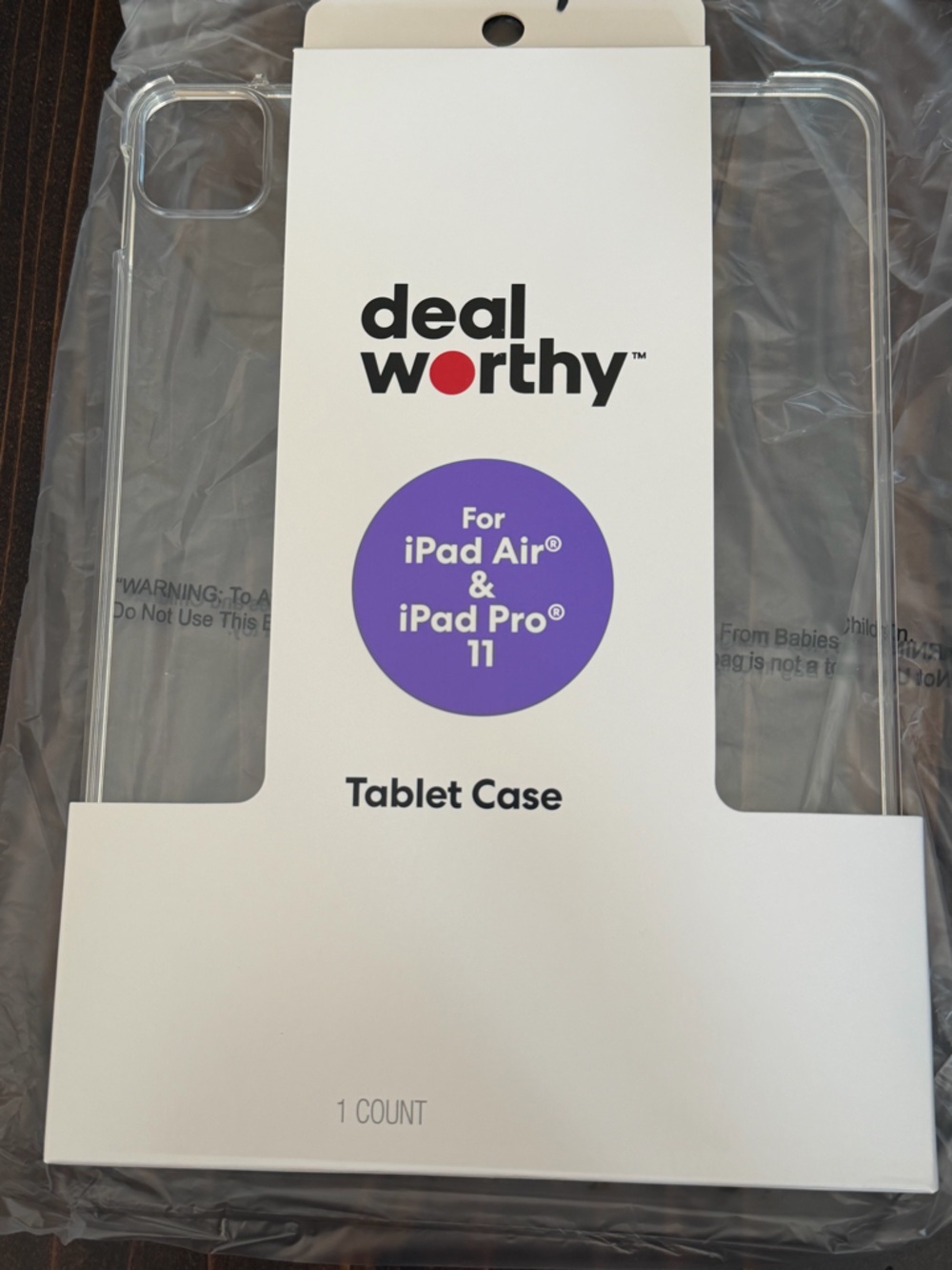 Box of 12 Dealworthy Apple Ipad Pro 11 For Tablet Case, Clear NEW